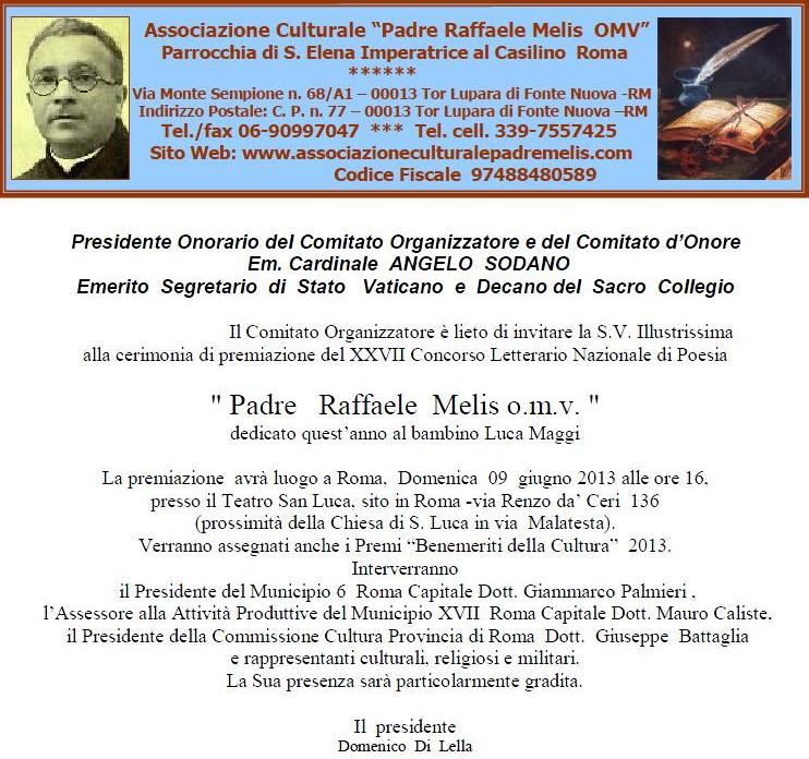 Premiazione Concorso Letterario dedicato a Luca Premiazione Concorso Letterario dedicato a Luca