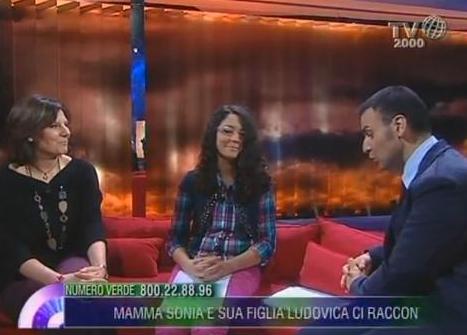 Intervista a Sonia e Ludovica negli studi di Tv2000