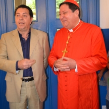 Il presidente illustra al Cardinale la nascita dell'Associazione